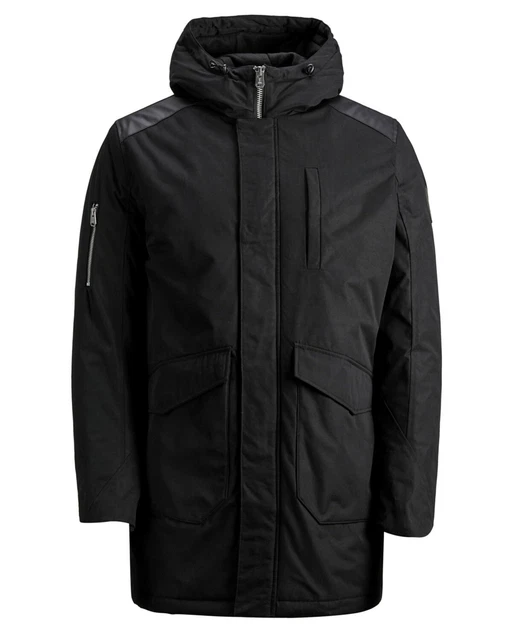 JACK & JONES Jeans Profit Giacca Invernale Uomo Cappotto Parker Nuovo