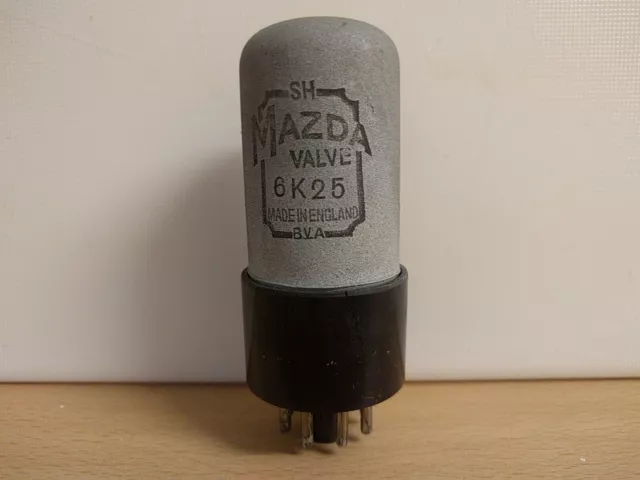 Valve/tube thyratron 6K25 par Ediswan Mazda (neuf dans sa boîte d'origine)