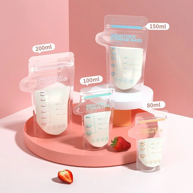 Cosas para bebés Bolsa de almacenamiento de leche materna Bolsa congeladora de leche Contenedor de leche materna
