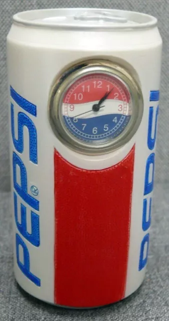 Pepsi-Cola Mini Quartz Clock & Paperweight