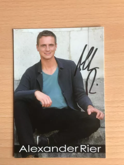 Alexander Rier Autogrammkarte orig signiert MUSIK SCHLAGER ROCK POP #6155