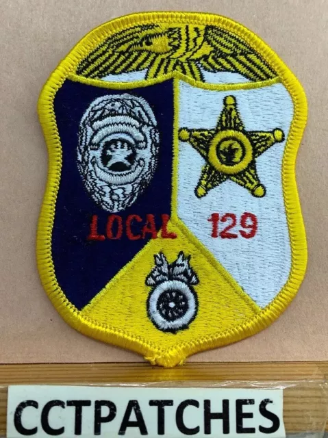 Michigan Teamsters Law Enforcement Local 129 Police Patch Mi