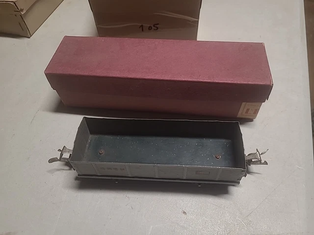 EDOBAUD Echelle O Wagon Plat Réf 35-102 – Boîte D'origine – Occasion France