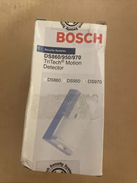 Bosch DS970 TriTech Motion Detector 70’ X 70’ Motion Monitor Alarm Memory