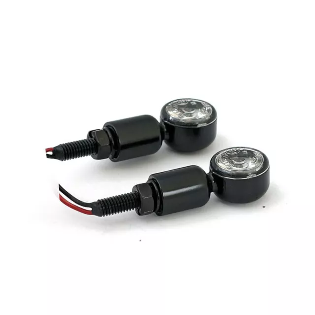 Blinker Aluminium Schwarz Genehmigt Mc1 LED Biegen Sie Signals Black für Dealer