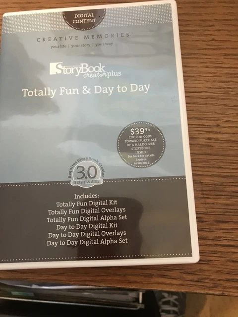 Cd Creative Memories Storybook Creator Plus Totalmente Divertido Y Diario -