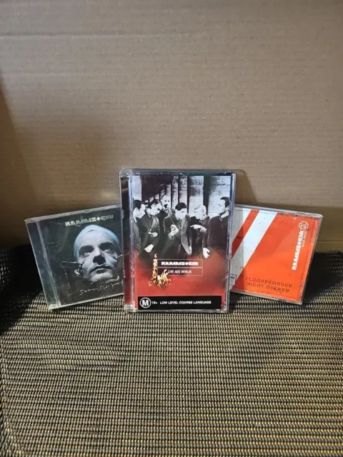 Rammstein Bundle, Reise Reise [CD] Sehnsucht [CD] Live at Berlin [DVD]