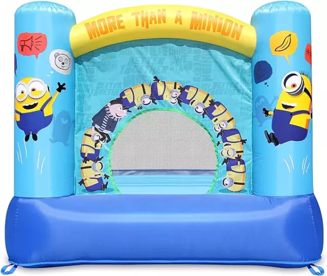 Plum® Minions® Inflatable Bouncer - fold, roll and pack away - Includes Blower,