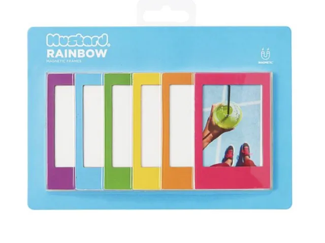 Instax Magnetic Rainbow Frames Pkg/6 NEW