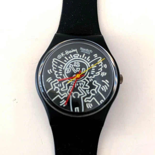 Timex Orologio Digitale Keith Haring Dogs | Quadrante Quadrato 34mm E Cinturino Nero - 4