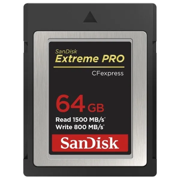 SanDisk 64GB Extreme PRO CFexpress Card Type B 1500MB/s R 800MB/s W SDCFE-064G