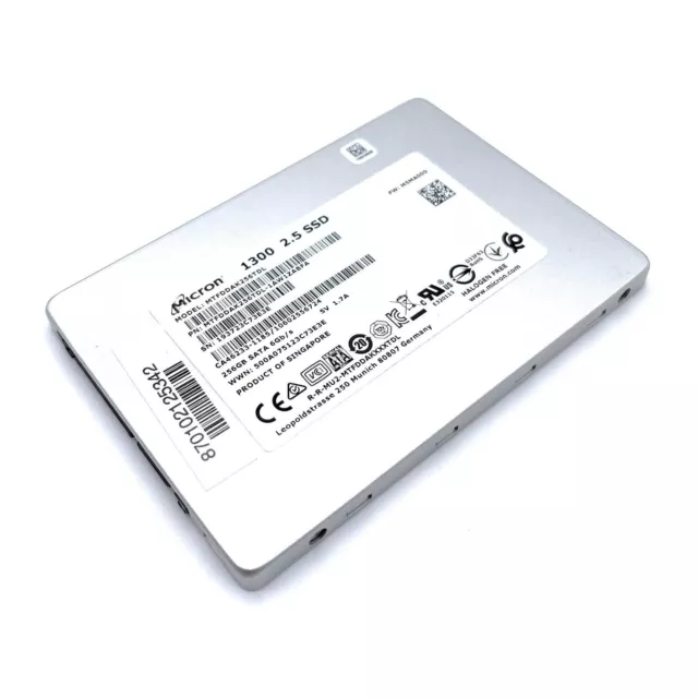 Micron 1300 SSD 256GB  2,5Zoll Sata III 6.0Gb/s Notebook Laptop Interne SSD HDD