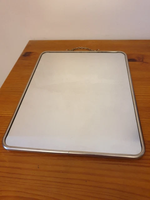 Miroir Carré Vintage IKEA - 30x30 Cm - Cadre Jaune Ou Noir - Autocollant Murale - Occasion
