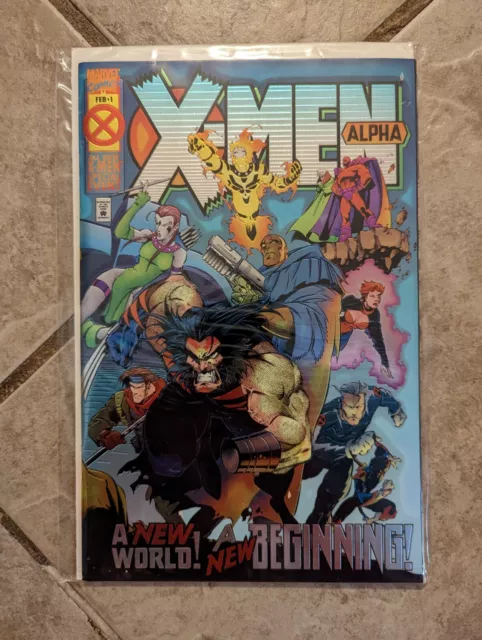 X-Men Alpha #1A (1995) Marvel Comics '1st App. of Dark Beast Chromium Cover' NM