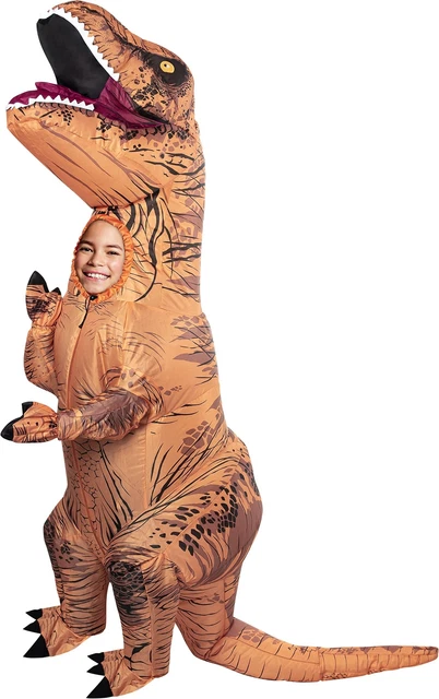 T-Rex Inflatable Child Costume with Sound Small T-rex With Sound