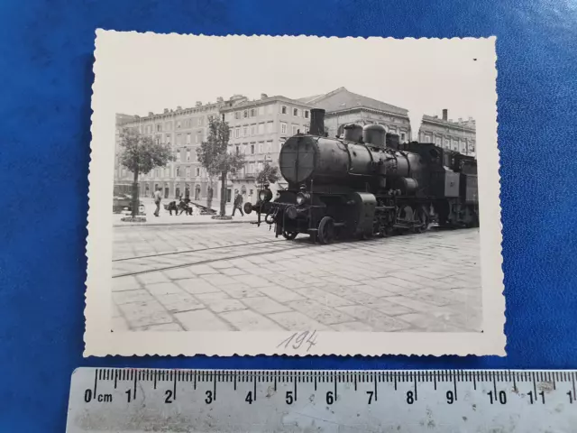 Eisenbahn,Stadtbahn ,Ferrovia TRIEST 2 Fotos  1930er Jahre,sehr selten