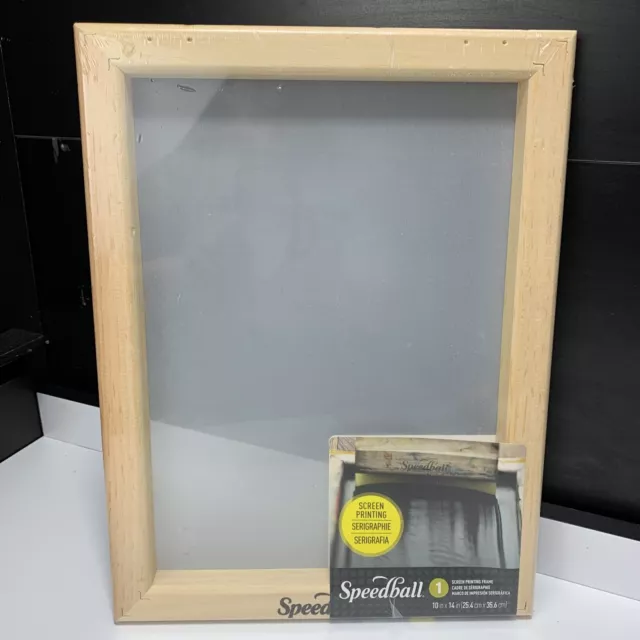 MARCO DE SERIGRAFÍA Speedball con tela (papel o textil) 10"" X 14"" - NUEVO