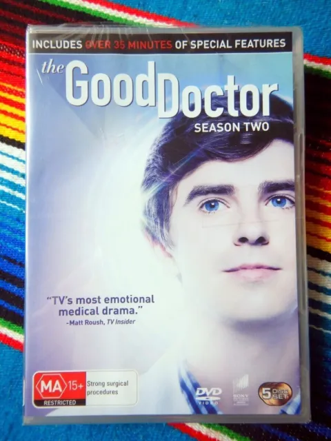 ✺Nouveau✺ THE GOOD DOCTOR Saison 2 DVD - 5 DISQUES - RÉGION 2, 4, 5 - Deux