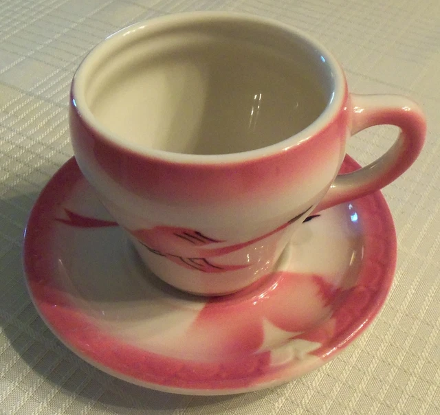 railroad china -- Milwaukee Road "Traveler" Pattern Coffee Cup and Saucer
