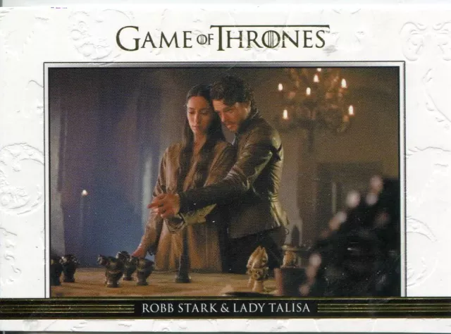 Game Of Thrones Season 3 Relationships Gold Parallel DL08 Robb Stark and ..