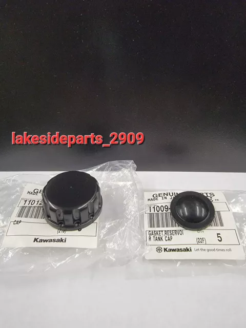 New Oem Kawasaki Coolant Reservoir Cap Gasket Mule Teryx Ninja Vulcan 11012-1084