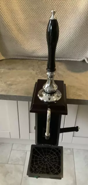 Traditional Hand Pull Beer Pump Engine Ale Tap CROME Home Bar