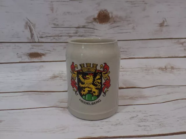 Franz Herb West Germany Heidelberg Stoneware Stein Mug Barware Beer Drinker