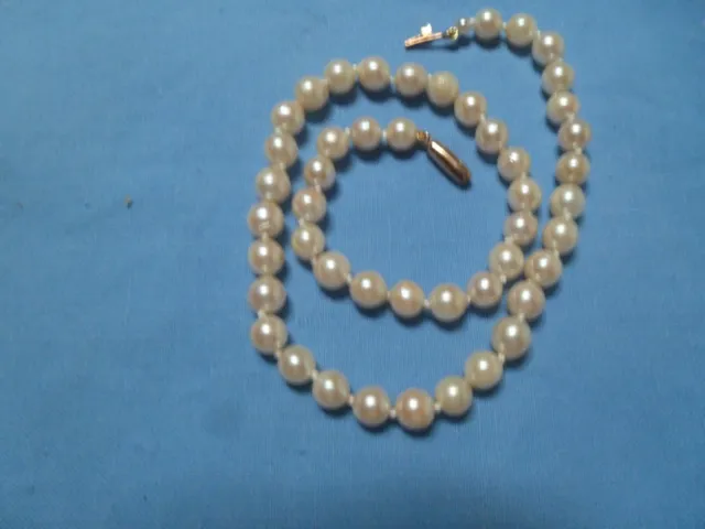 Bracelet double rangs de perles de culture choker