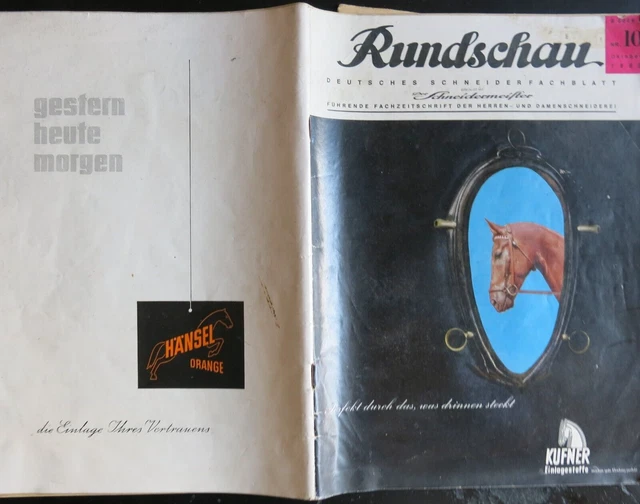 Rundschau deutsches Schneiderfachblatt Nr.10 von 1965
