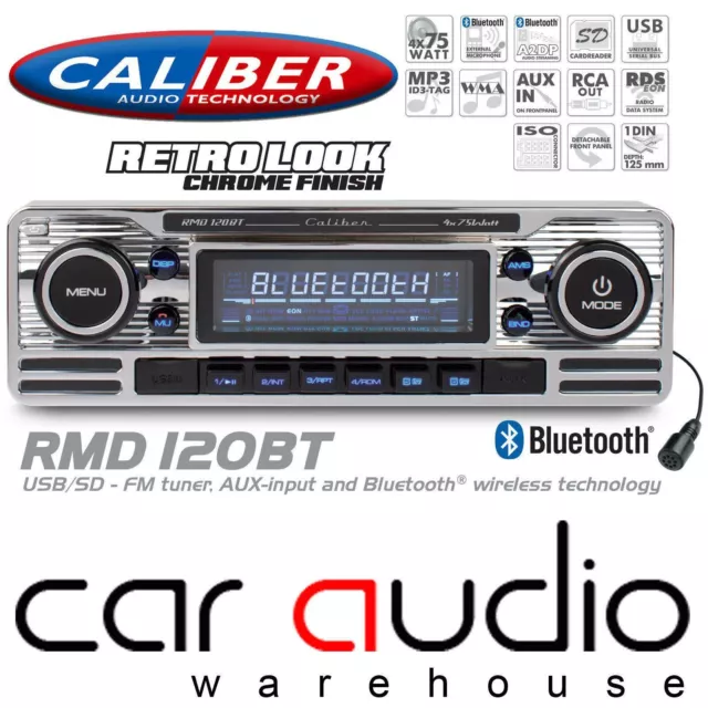 Caliber Audio Technology RMD120DAB-BT-B Autoradio Bluetooth MP3