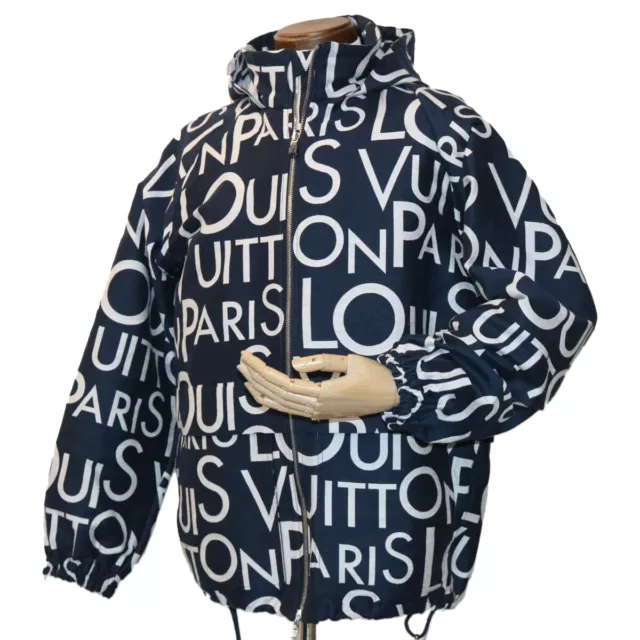 Louis Vuitton LVSE Flower Quilted Hoodie Jacket Blue
