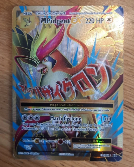 Pokemon - M Pidgeot EX - 105/108 - Evolutions - Full Art lp