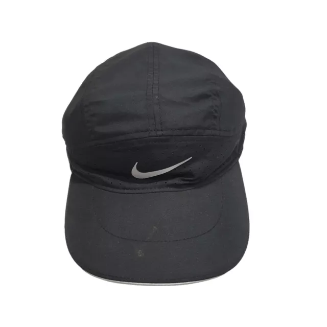 Nike Dri-Fit Black Adjustable Buckle Baseball Cap Uk Men's Size One Size I89