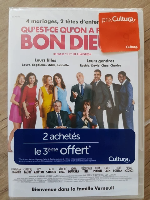 NEUF sous blister QU'EST CE QU'ON A FAIT AU BON DIEU? -DVD -clavier-lauby