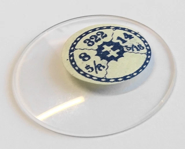 Verre Bombé Pour Montre De Poche - Diamètre 20 Mm, Remplacement Facile