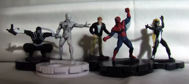 HeroClix Extras Lot: Spider-Man (Marvel) - Wizkids: Heroes, Villains, Serpent