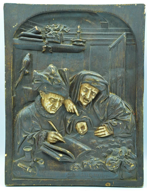 Tableau bas-relief étain encadré (Neu (gemäss Beschreibung)) in