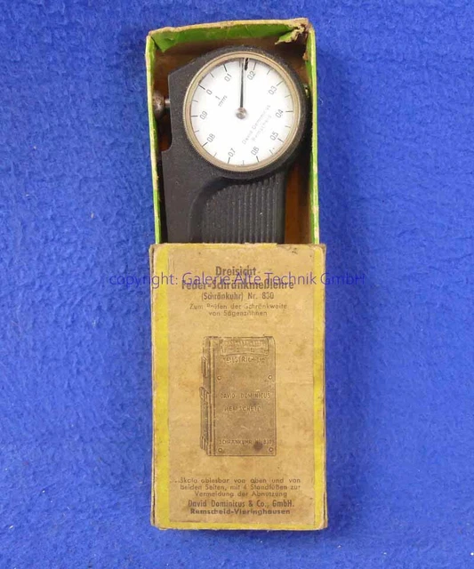 David Dominicus Schränkuhr - Vermessungstechnik - Saml. Topheide - 0342