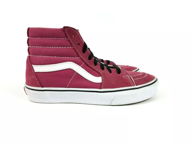 VANS MENS 7.5 Womens 9 Red Style 721356 High Top Canvas Suede