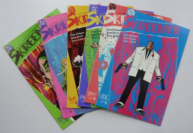 Skreemer #1 to 6 Complete Set 6 Issues DC Comics 1989 VF 8.0