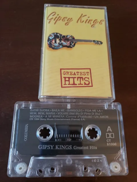Gipsy Kings, Greatest Hits (Audio Cassette Tape, 1994) Canada, Clear Cart