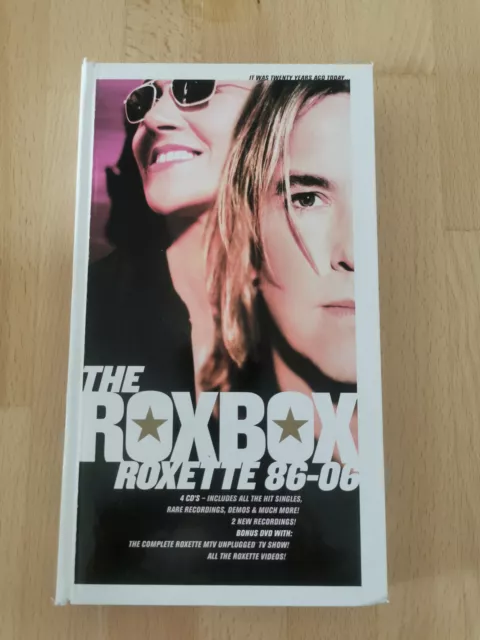 Roxette The Roxbox 86-06 4x CD 1x DVD Set NEUWERTIG!