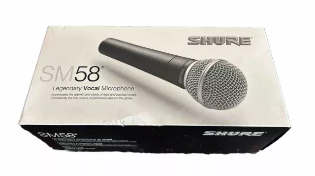 Shure SM58 Dynamisches Gesangsmikrofon - Schwarz (105767)