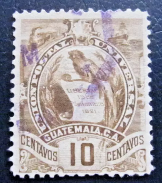 Guatemala ,10 C , Mi. 34 ,gebraucht 1886