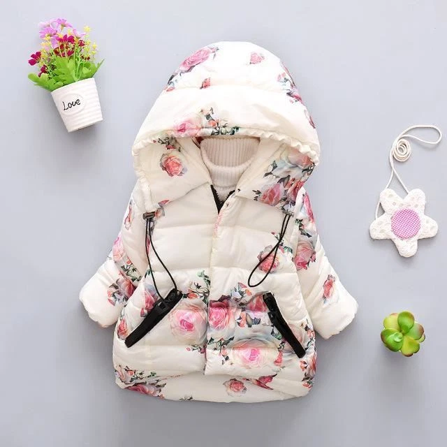 1 PC Bambine Autunno Inverno Ragazze Cappotto Bambini Caldo Giacca Giacche