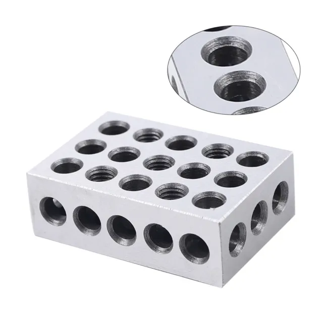 10pc 1-2-3" Precision Blocks 23 Holes Set up Block Set 0.0001" Matched Mill  USA