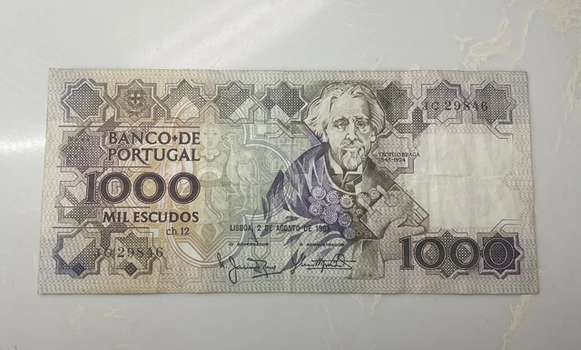 Portugal 1000 Escudos 1983