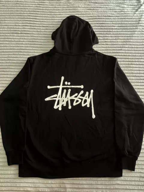 FELPA STUSSY NERA taglia M oversized nuova con cartellino EUR 68