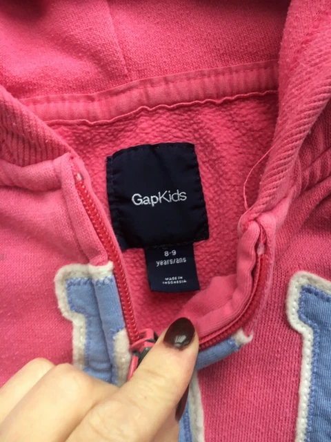 CONFEZIONE CON CAPPUCCIO RAGAZZA 8-9 ANNI NEXT Top Jeans River Island GAP casual 3