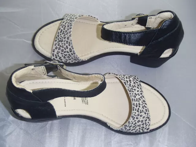 Old Soles Shoes 2502 Girl's Vibe Sandals Cat/Black Size 34 EU 2.5 US